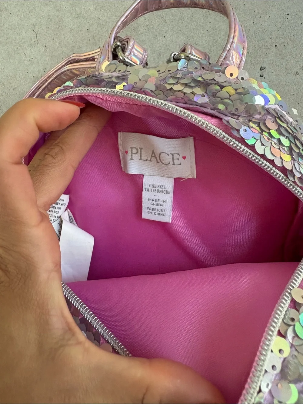 The Childrens Place iridescent sequins